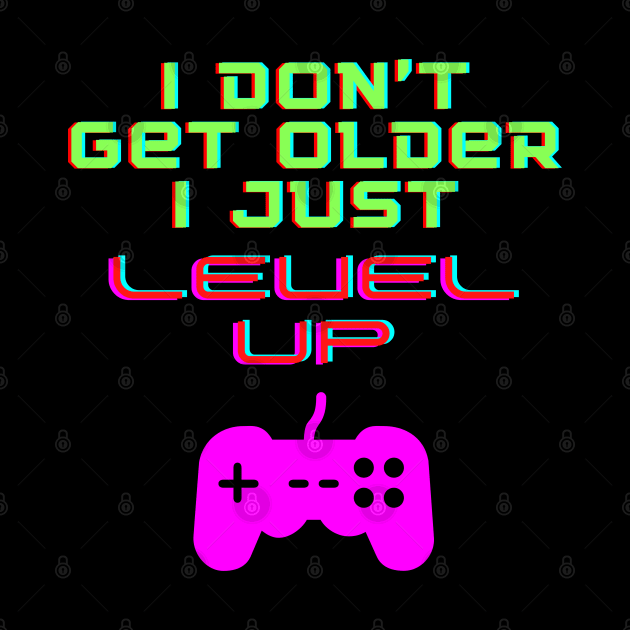 Funny Gamer Gaming Level Up Birthday by JustCreativity