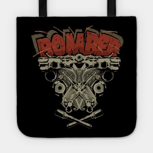 Bomber Robot Head Tote