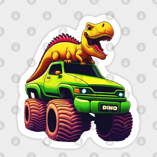 Monster Truck Dino | Sticker