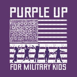 Purple Up For Military Kids - Month of the Military Child 2023 T-Shirt