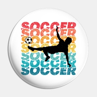 Soccer Kick Pin