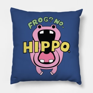 Fisher Tiger (One Piece) "Frog? No. Hippo." Pillow