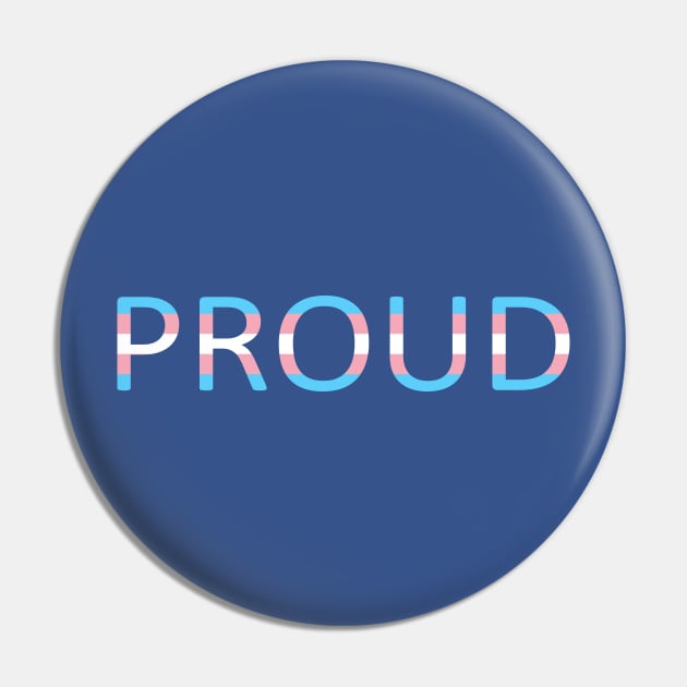 Proud Transgender Flag Pin by Scar