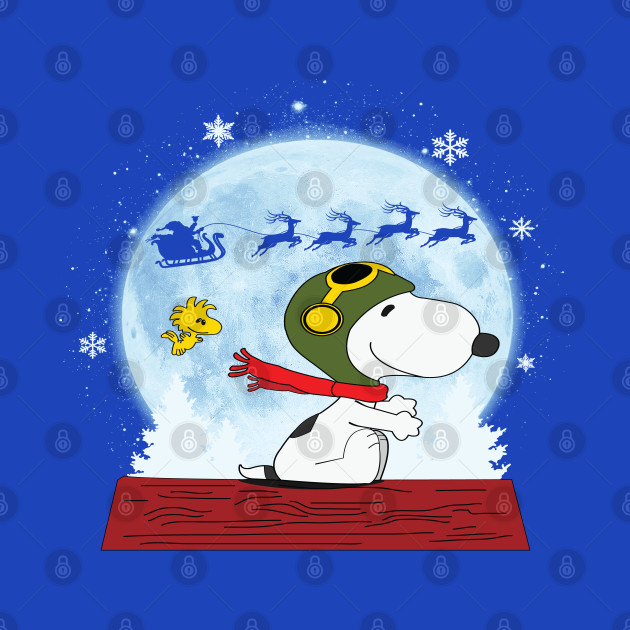 Christmas Flight - Snoopy - Phone Case