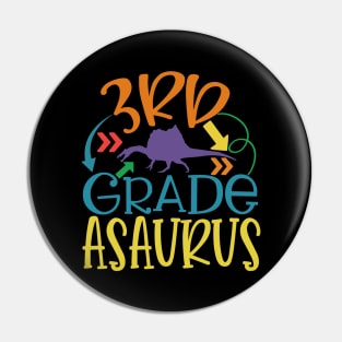 Third Grade Asaurus Pin