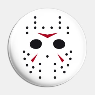 Jason Voorhees Friday the 13th - Hockey Mask Pin