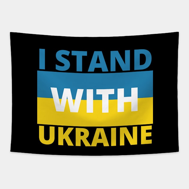 the ukrainians / stand with ukraine / ukraine flag / i stand with ukraine Tapestry by CLOCLO