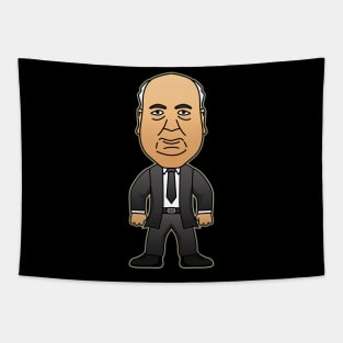 Alfred Hitchcock Tshirt Tapestry