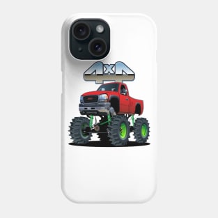 Cartoon monster truck Phone Case