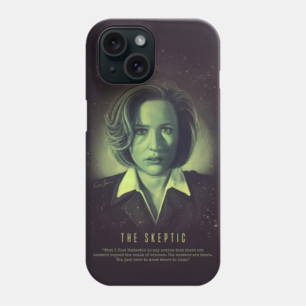The Skeptic Phone Case by cmloweart
