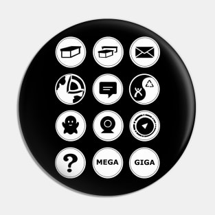 Geocaching Symbols Design Pin