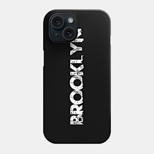 Brooklyn - Urban Font White Text Phone Case