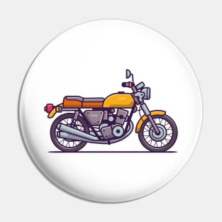 Retro Motorbike (2) Pin