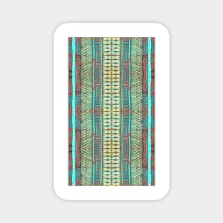 Fijian Tapa Cloth 82 by Hypersphere Magnet