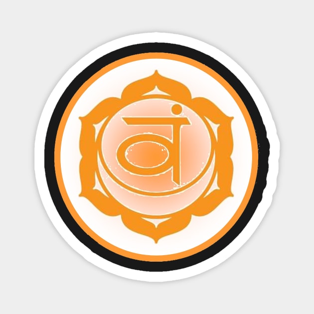 Embrace my emotions Sacral Chakra- Blue Magnet by EarthSoul