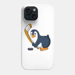 Penguin Ice hockey Ice hockey stick Phone Case