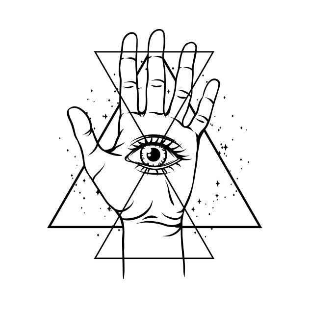 Hand With All Seeing Eye by NewWorldIsHere