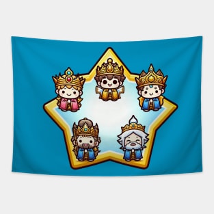 The Five Wisdom Kings Tapestry