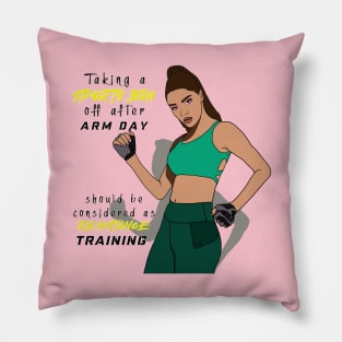 Resistance Training Funny Pillow