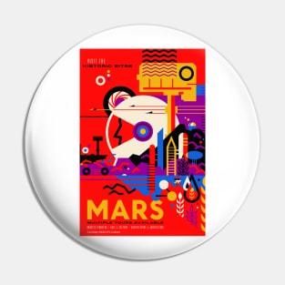 Mars Concept Art Pin