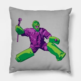 Goalie: Purple & Green Pillow