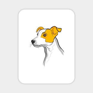 Jack Russell Dog Portrait Magnet