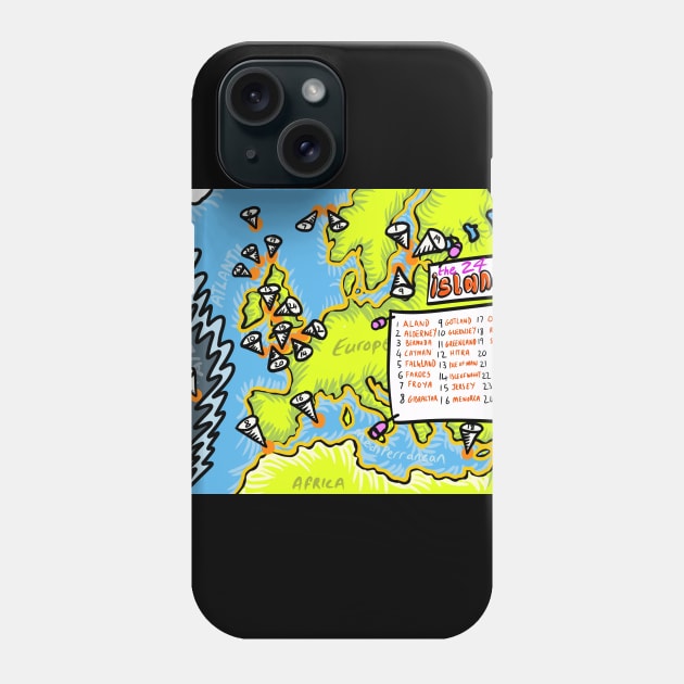 The islands Phone Case by stephenignacio