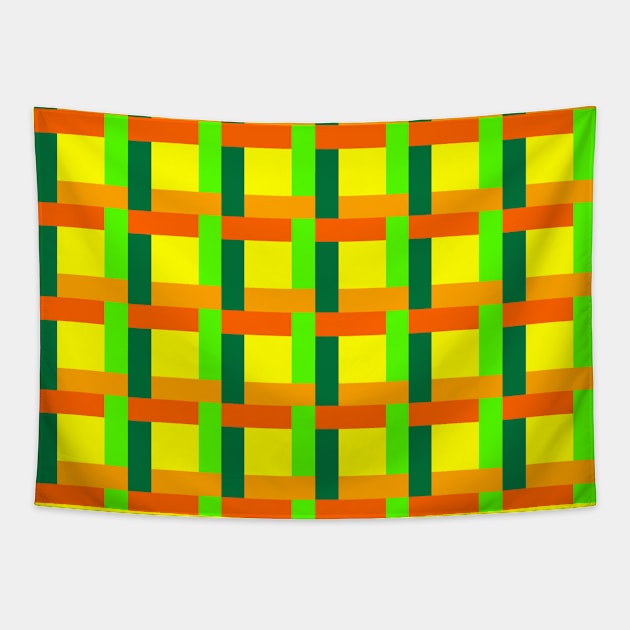 Bright Hopes Patchwork Pattern Tapestry by Nuletto