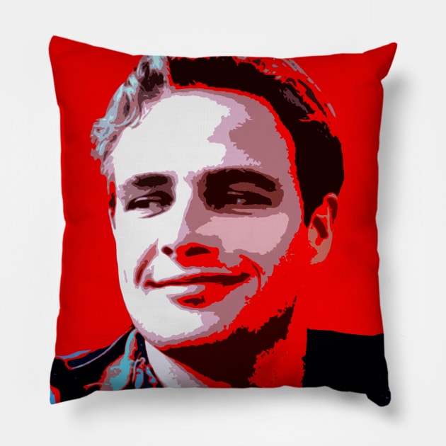 marlon brando Pillow by oryan80