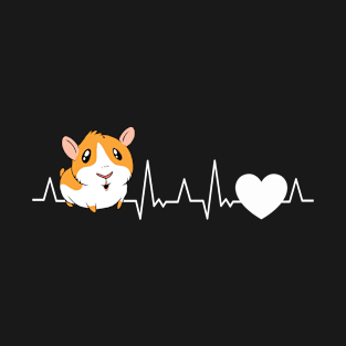 Guinea pig heartbeat guinea pig gift T-Shirt