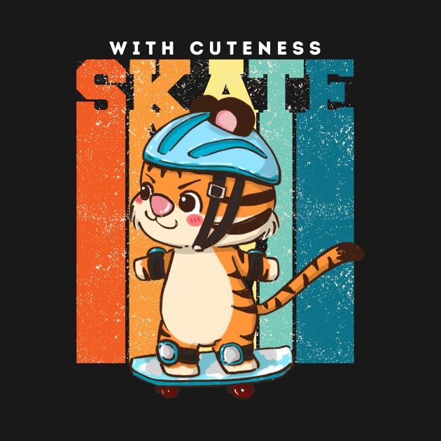 Skate With Cuteness by Creativity Haven