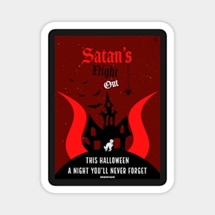 Satan's Night Out Concert Poster 1 Magnet