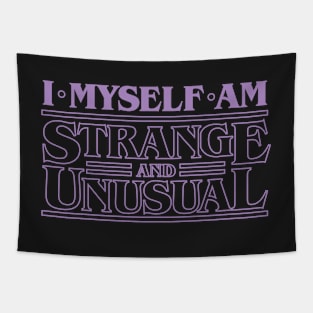 I Myself Am Strange And Unusual - Beetlejuice Stranger Things Tapestry