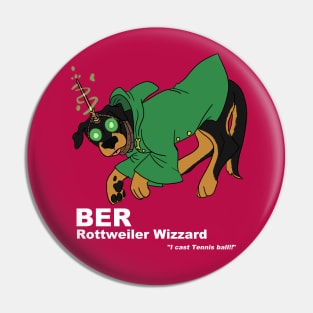 Rottweiler Wizard Pin