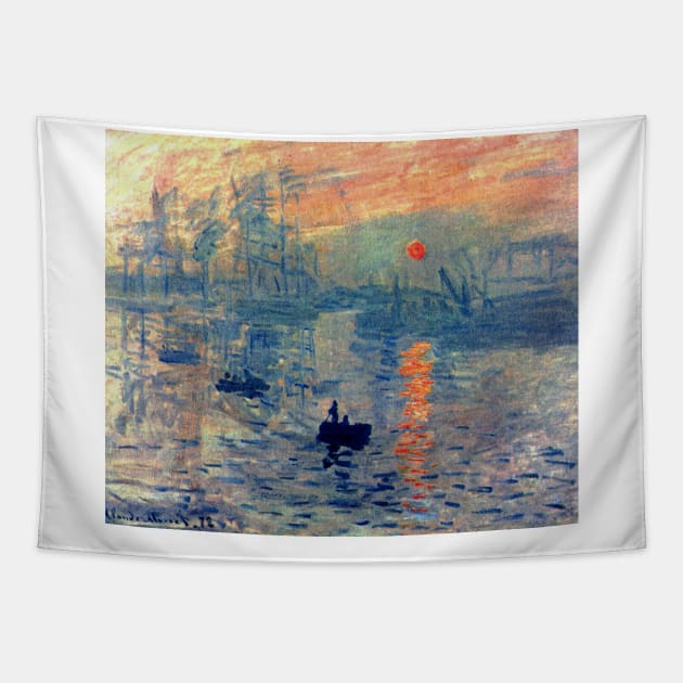 Impressions of Sunrise by Claude Monet Tapestry by Naves