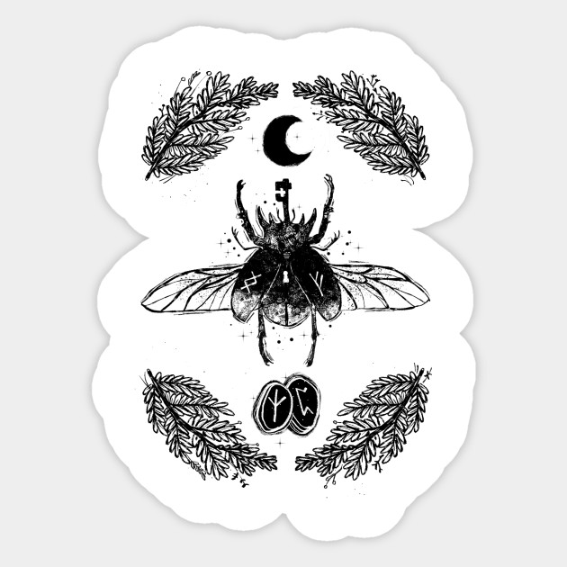 Guardian Beetle - Occult - Sticker