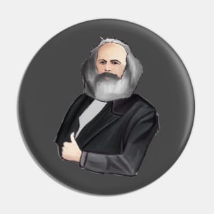 Karl Marx Pin