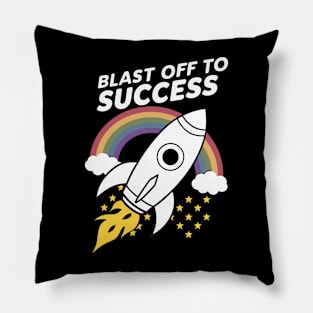 You are unstoppable Like A Rocket! Pillow