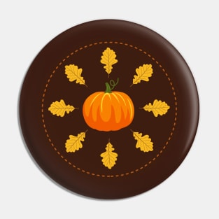 Cute Pumpkin Stamp Pin