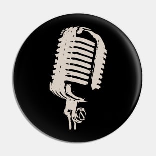 hip hop microphone Pin