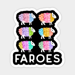 Colorful Faroe Sheep Magnet