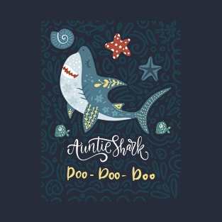 Aunty Shark Doo Doo Doo T-Shirt