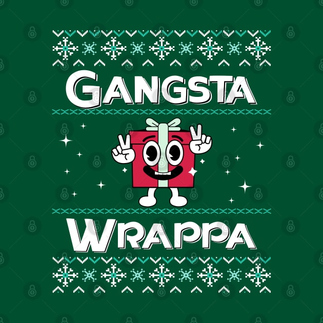 Gangsta Wrappa - Ugly Sweater by Blended Designs