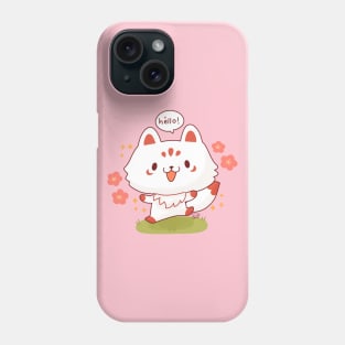 Hello Cute Kitsune Phone Case