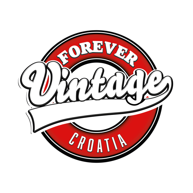 Forever vintage Croatia logo by nickemporium1