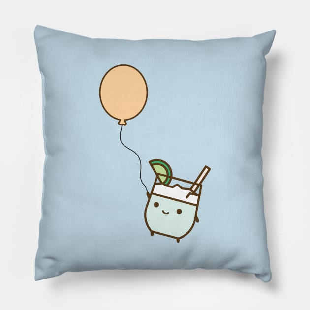 Keep Your Gin Up! Pillow by Daytone