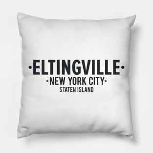 Eltingville Zen - Staten Island Minimalist Apparel - NYC Pillow