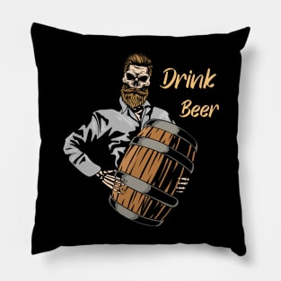 Drink Beer Pillow