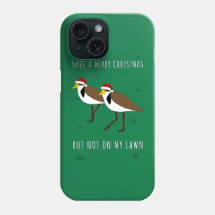 Masked Lapwing Plover Christmas Phone Case