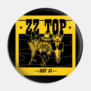 Retro Zz Top 2 Pin